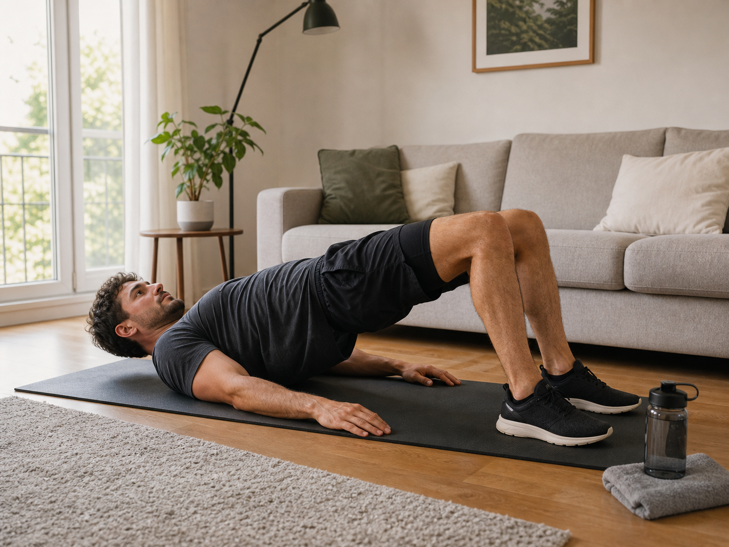 Glute ham raise alternatief thuis: Nordic curl zonder GHD