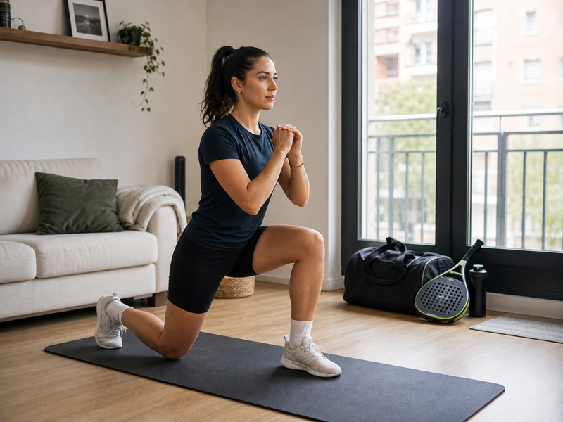Hamstring-Übungen für Padel: stärker starten, bremsen und drehen