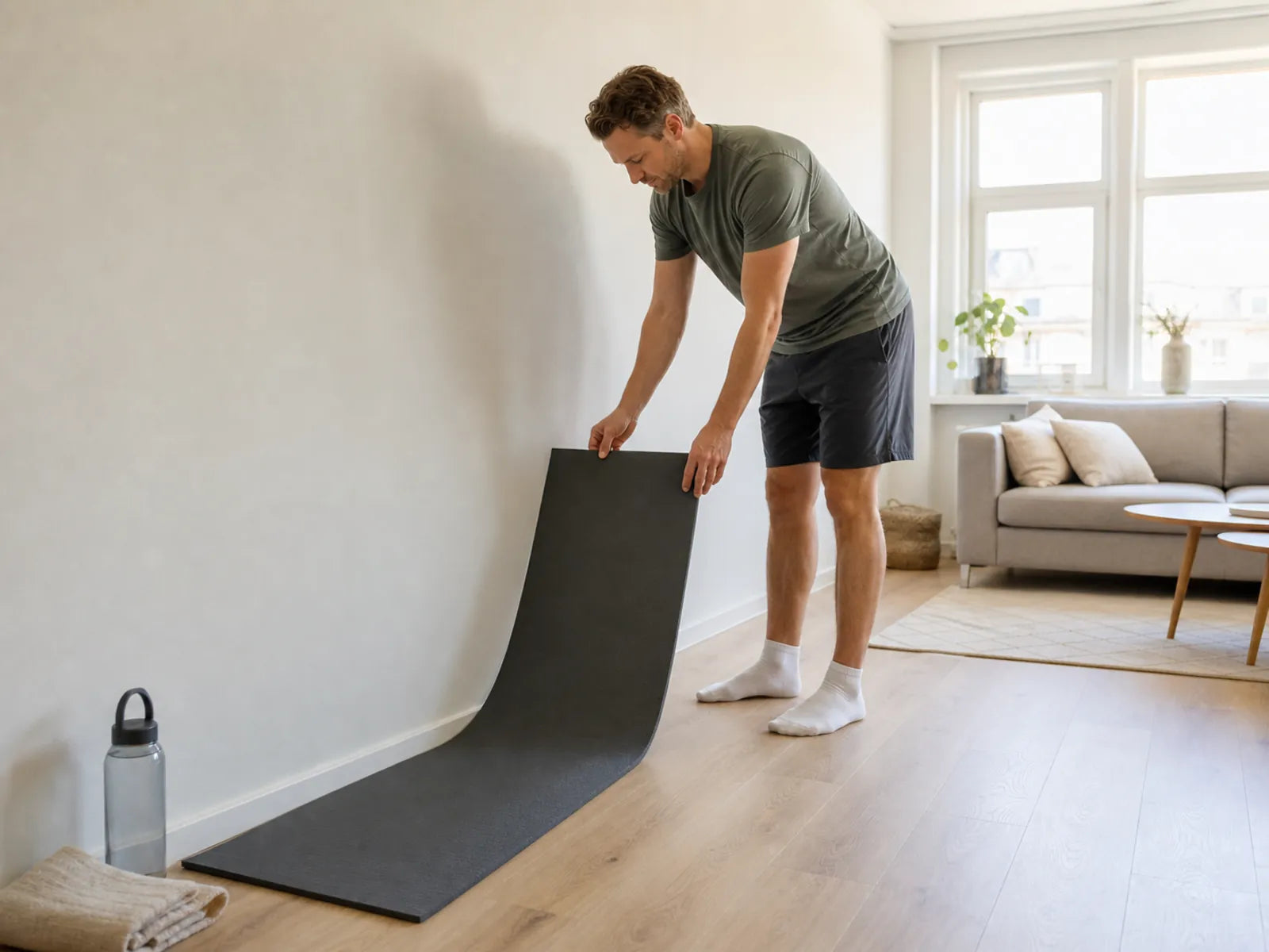 Nordic-Curl-Setup für kleine Räume: messen und verstauen