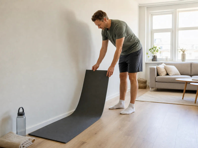 Installation de Nordic curl dans un petit espace : mesurer et ranger