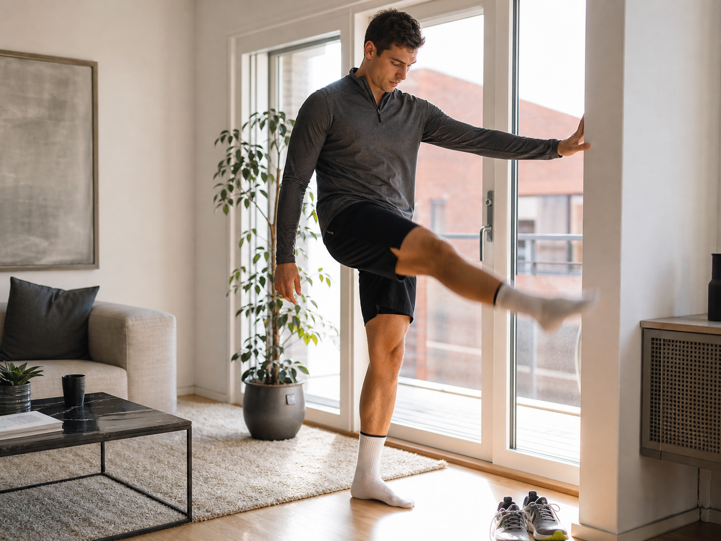 Hamstring exercises for track and field: sprint, jump and land — training image 2